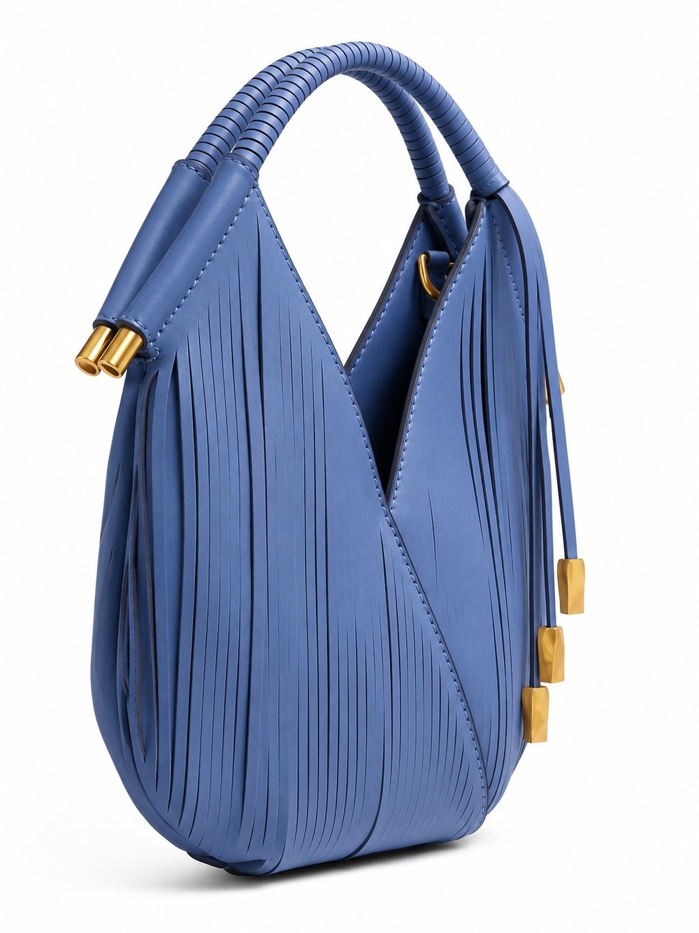 NWT Donna Karan Baldwin Peacock Leather Micro Crossbody MSRP $238 - Picture 3 of 9